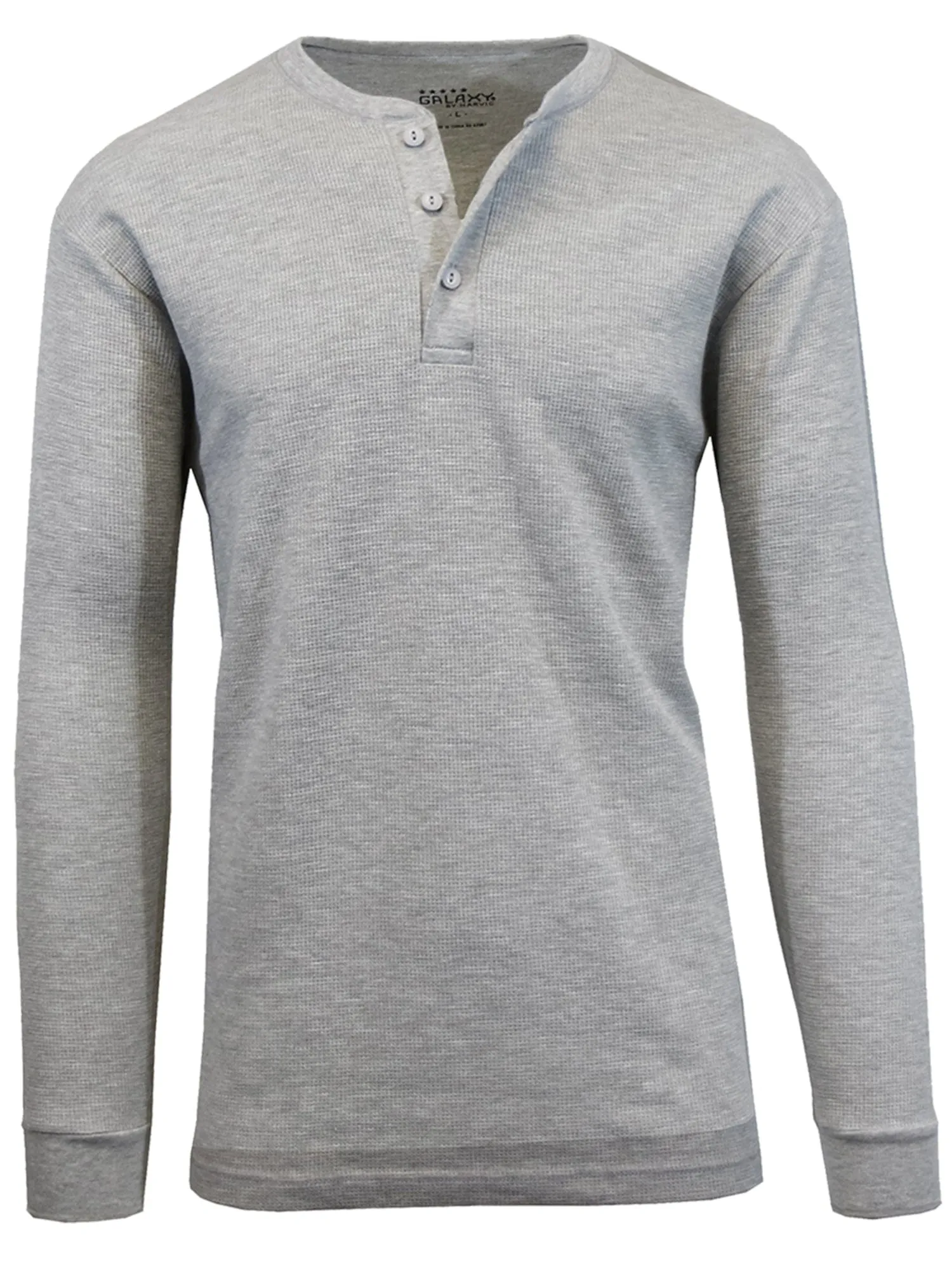 Men's Henley Thermal Long Sleeve