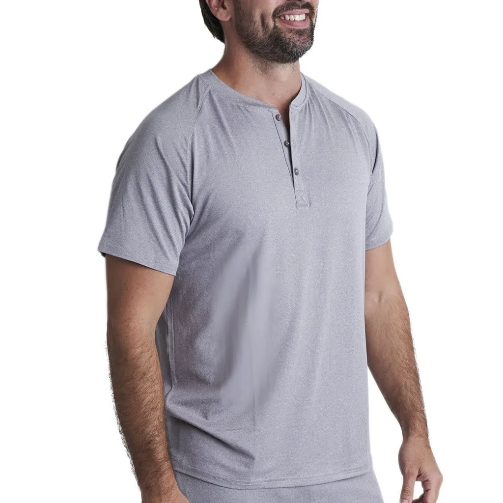 Men's Lounge Henley Shirt - CLOSEOUT