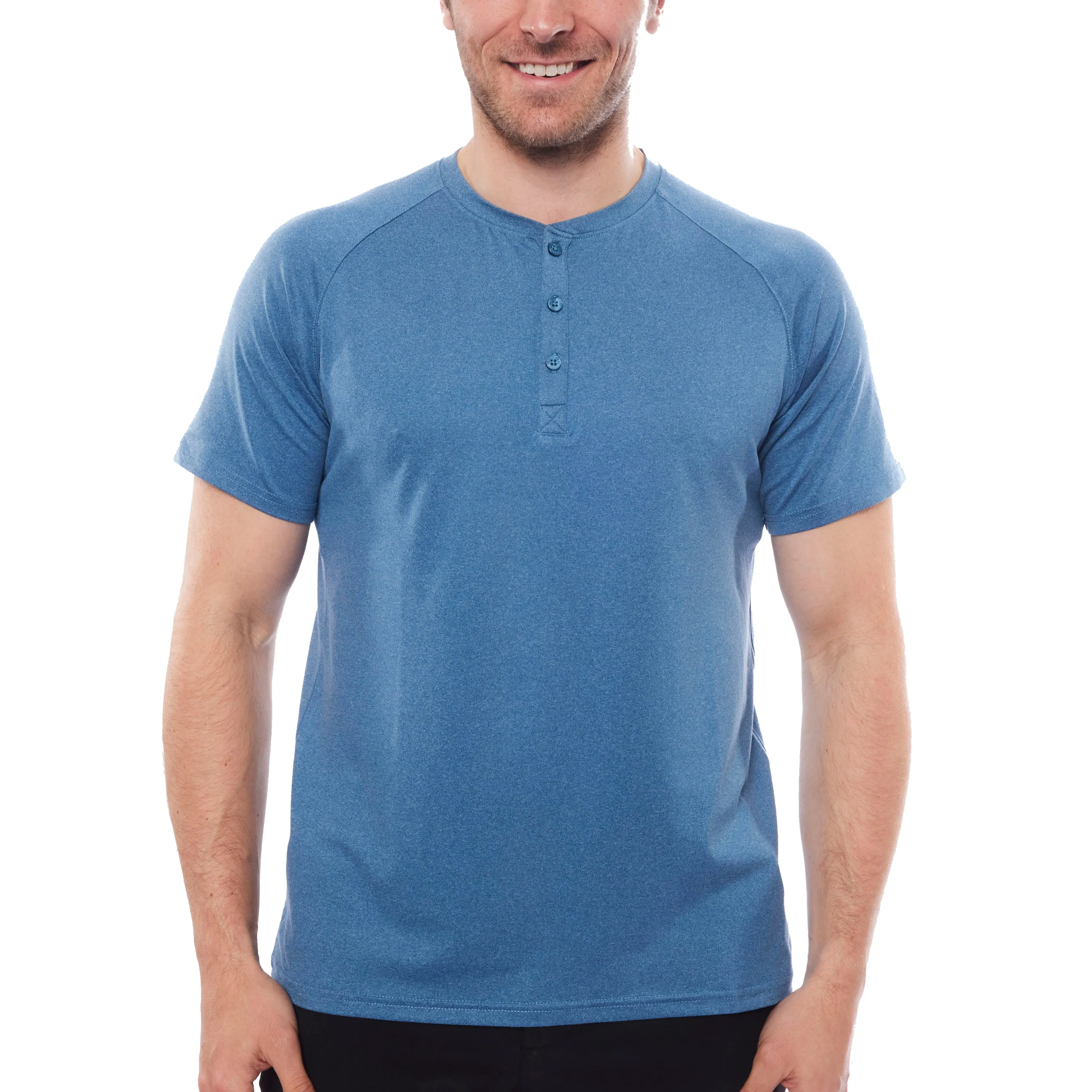 Men's Lounge Henley Shirt - CLOSEOUT