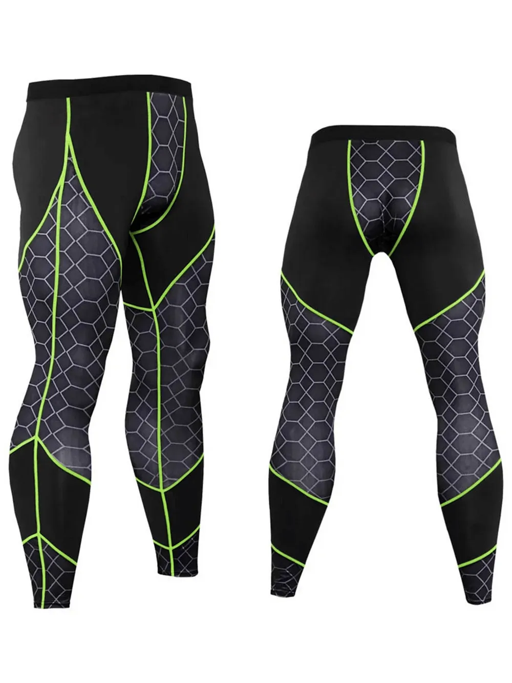 Mesh Athletic Thermal Leggings for Men - SF2222