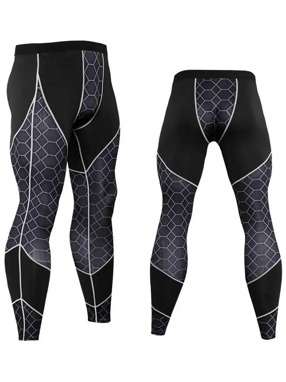 Mesh Athletic Thermal Leggings for Men - SF2222