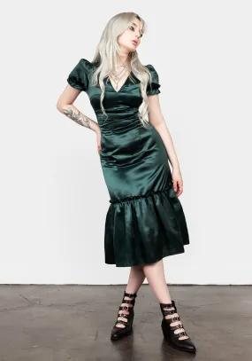 MOSS MIDI TIER DRESS