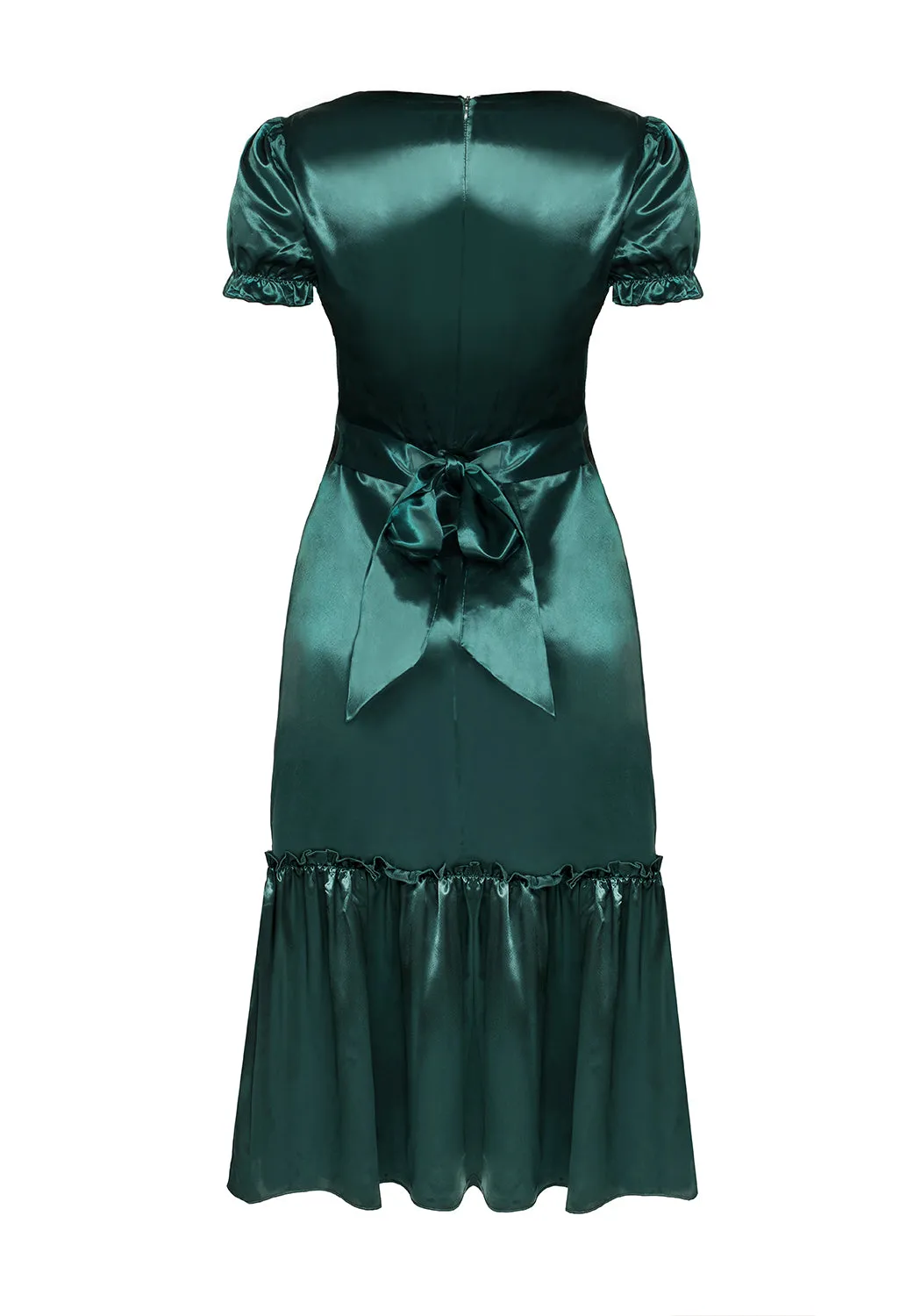 MOSS MIDI TIER DRESS