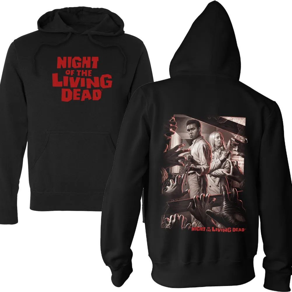 Night Of The Living Dead Bar The Doors Pullover Hoodie