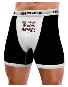 Not A Cartoon Eyes Magenta Mens Boxer Brief Underwear