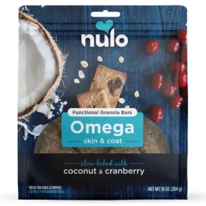 Nulo Functional Granola Omega Coconut & Cranberry Dog Treats 10 oz