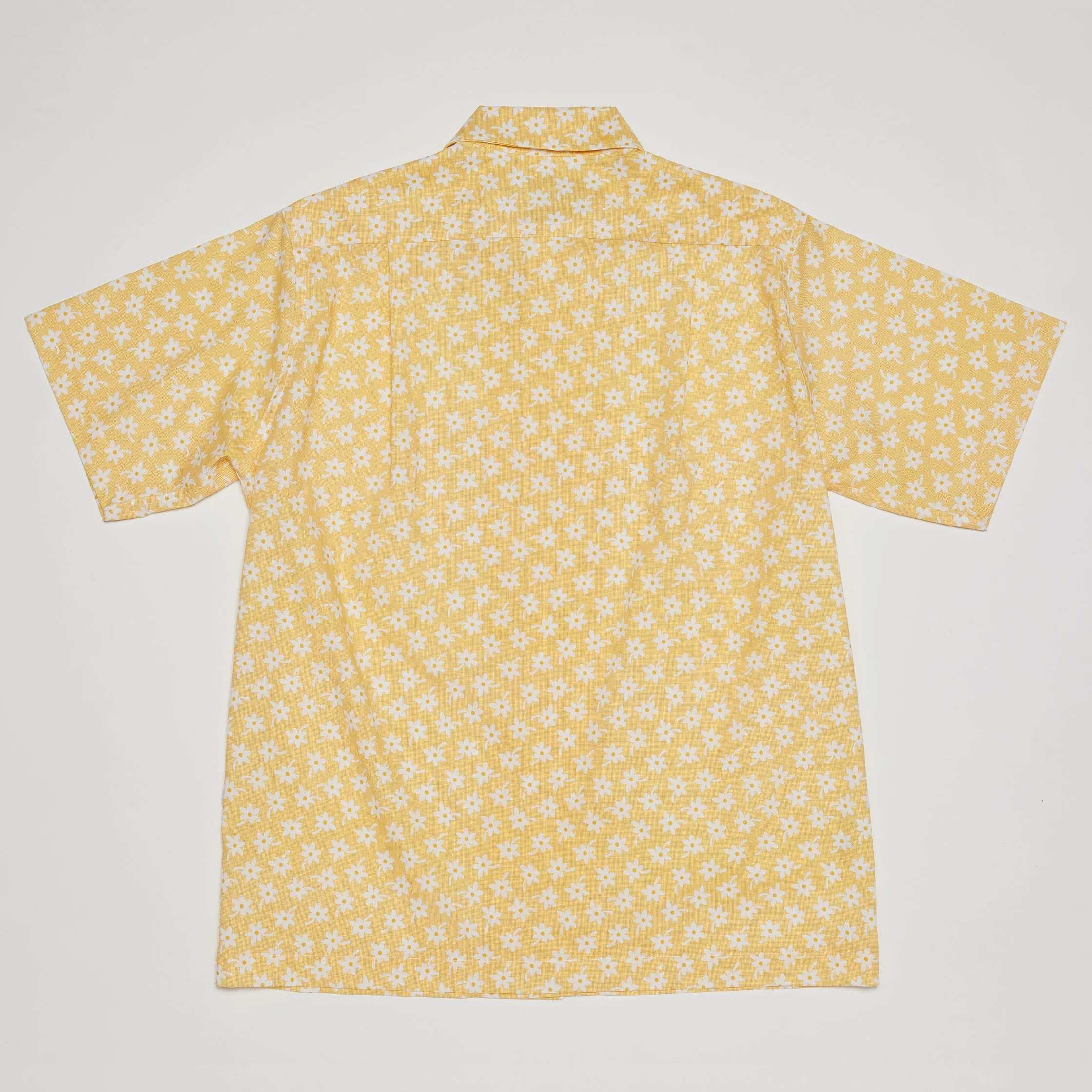 Open Collar Shirt (Yellow)