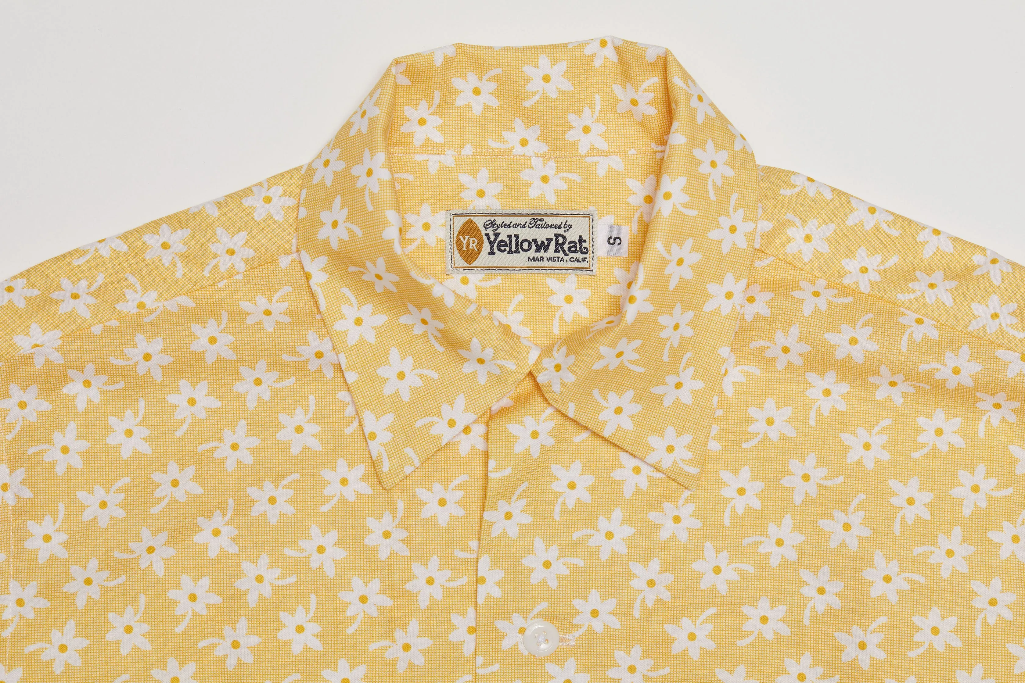 Open Collar Shirt (Yellow)