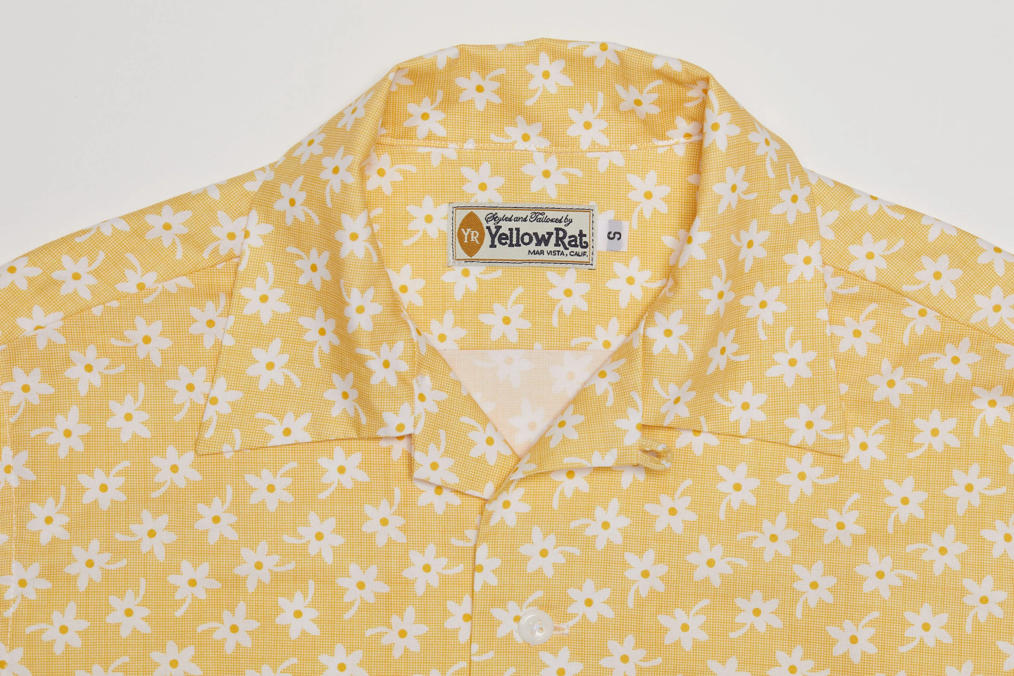 Open Collar Shirt (Yellow)