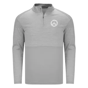 Overwatch 2 Performance Grey Heather Quarter-Zip Sweatshirt