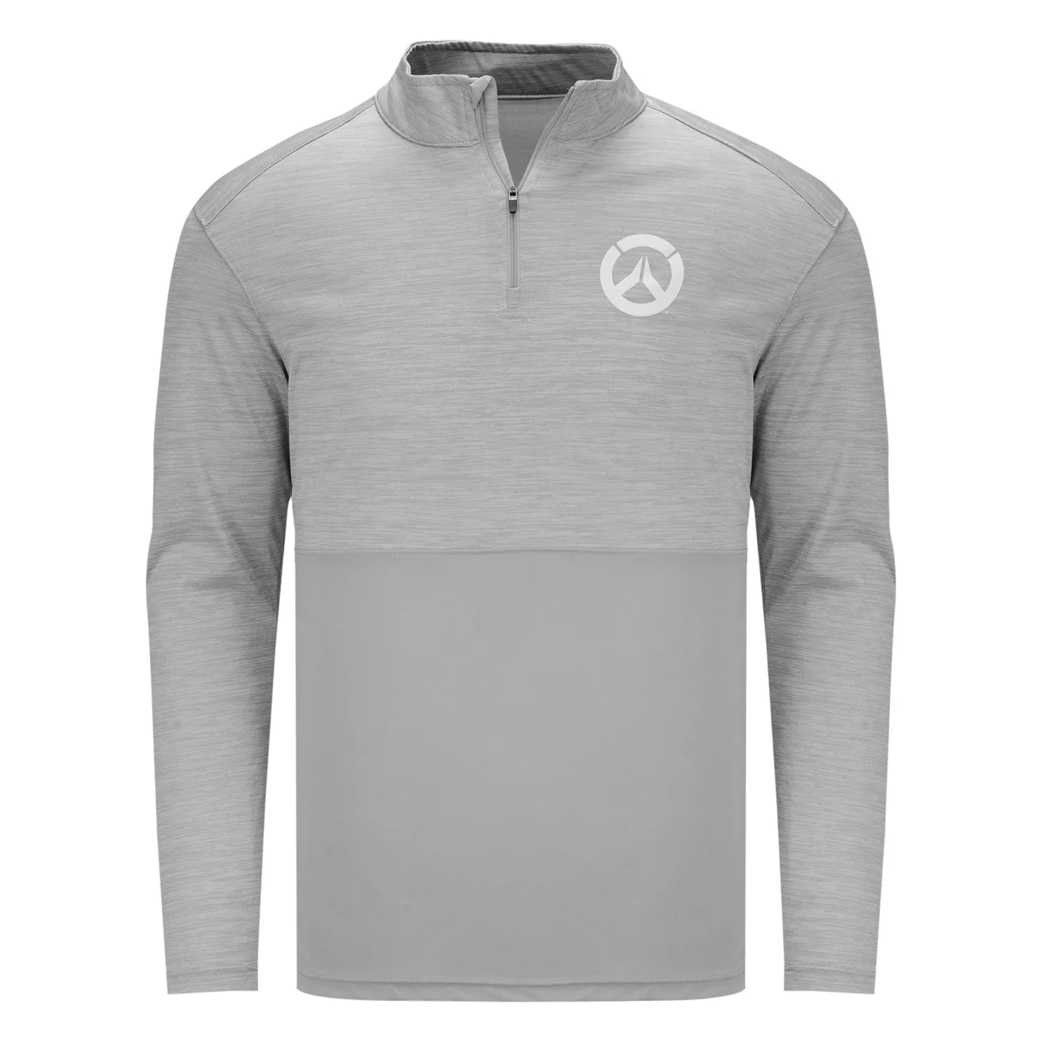 Overwatch 2 Performance Grey Heather Quarter-Zip Sweatshirt