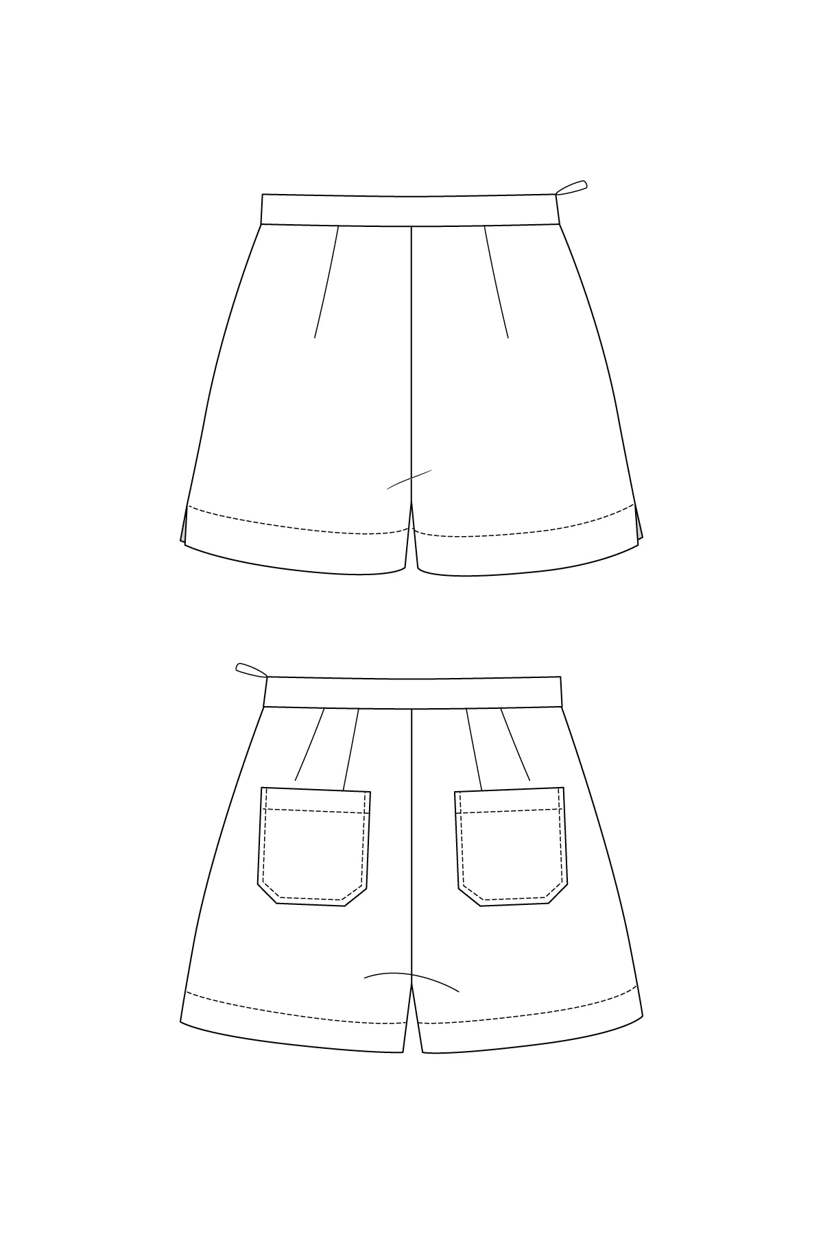 PDF Pattern - Verso Trousers & Shorts | Named Clothing