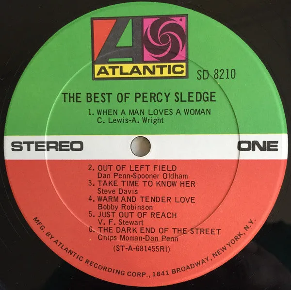 Percy Sledge - The Best Of Percy Sledge (LP, Comp, RI ) (VG)