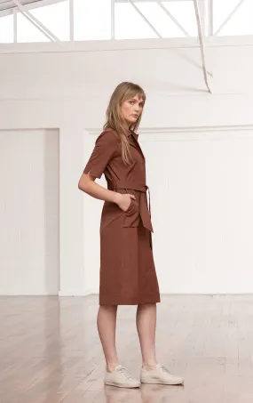 PERFORMANCE TWILL SHIRT DRESS