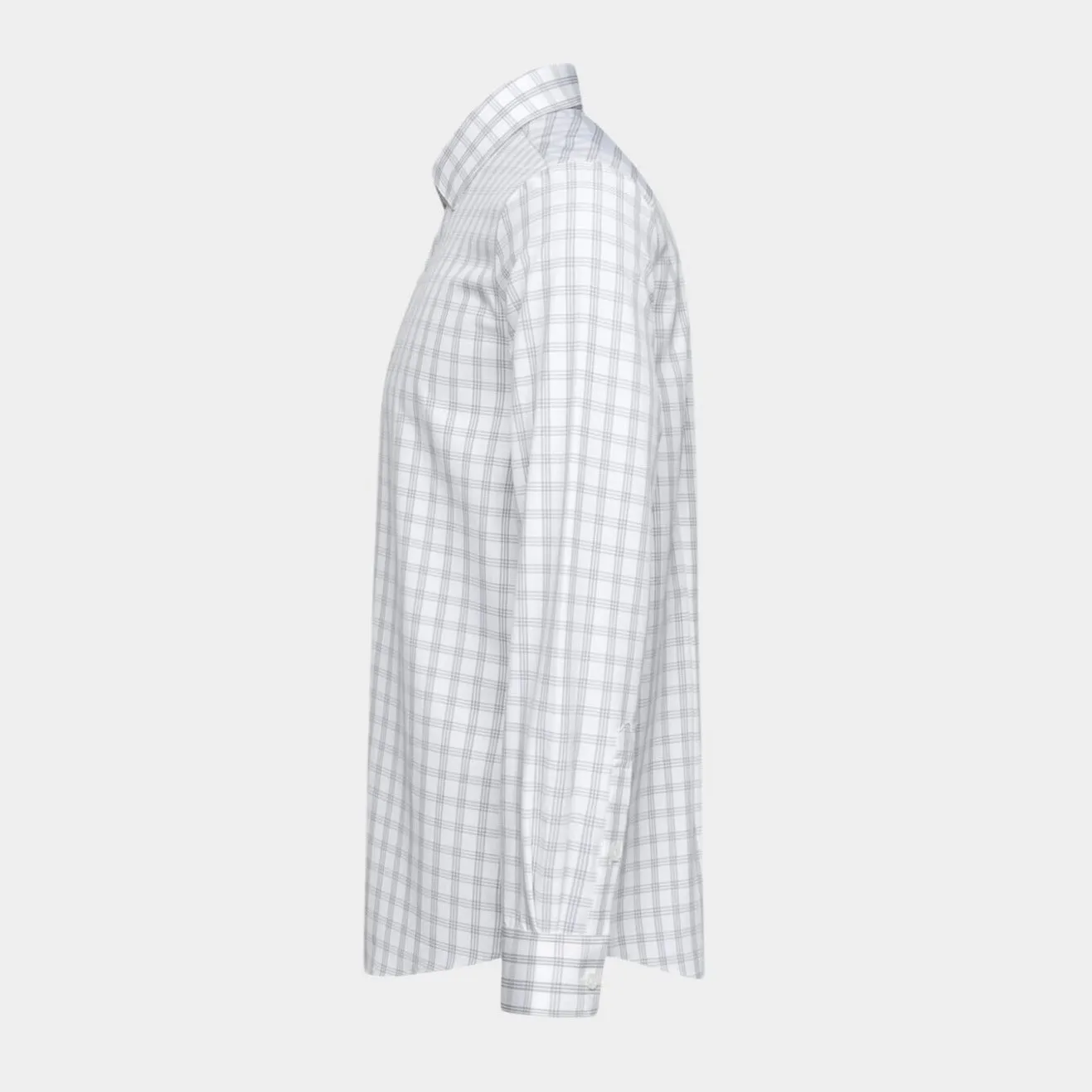 Phenom Professional Grey Tartan Dress Shirt