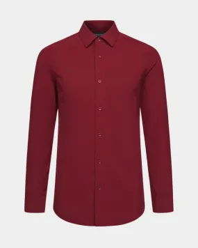 Phenom Professional Maroon Long Sleeve Men's Dress Shirt *FINAL SALE*