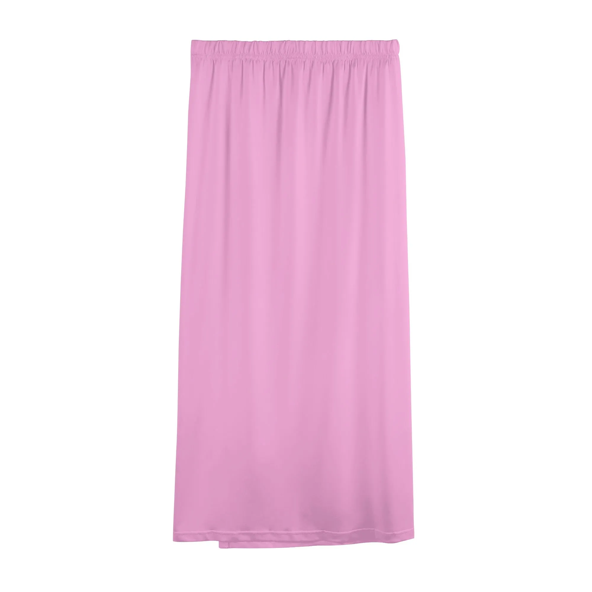 Pink Womens Lightweight Oversize Half-Sleeve T-shirt & Midi Skirt Two-Piece Outfit Set