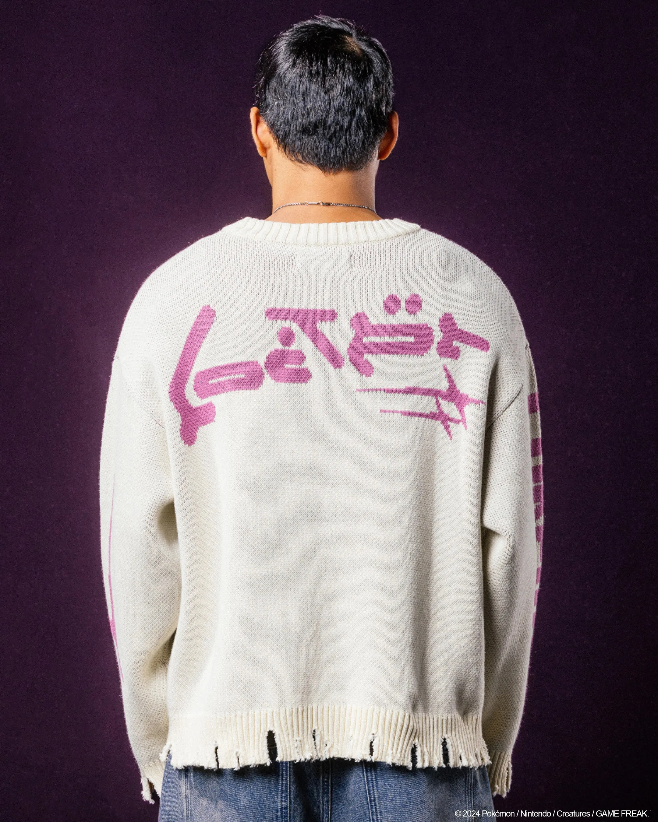 Pokémon By Loiter Ditto Knit Sweater Off White