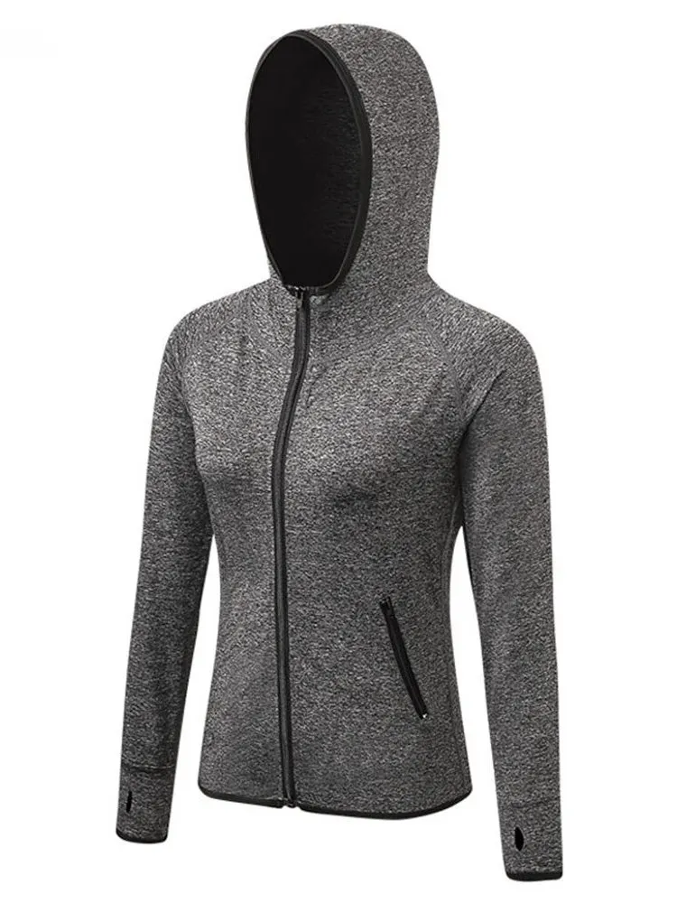 Quick-drying Women's Thermal Long Sleeve Zip Up Jacket / Base Layers - SF0397