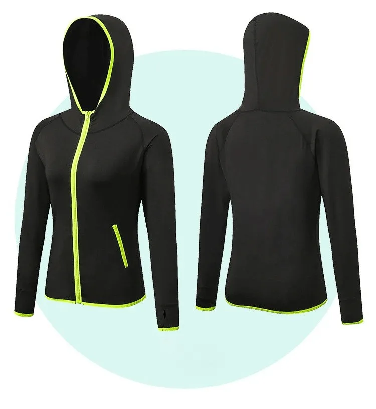 Quick-drying Women's Thermal Long Sleeve Zip Up Jacket / Base Layers - SF0397