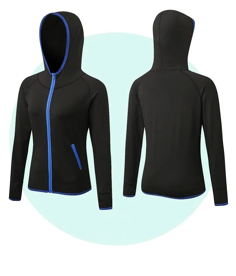 Quick-drying Women's Thermal Long Sleeve Zip Up Jacket / Base Layers - SF0397