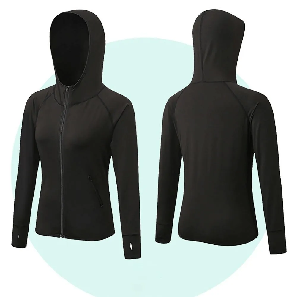 Quick-drying Women's Thermal Long Sleeve Zip Up Jacket / Base Layers - SF0397