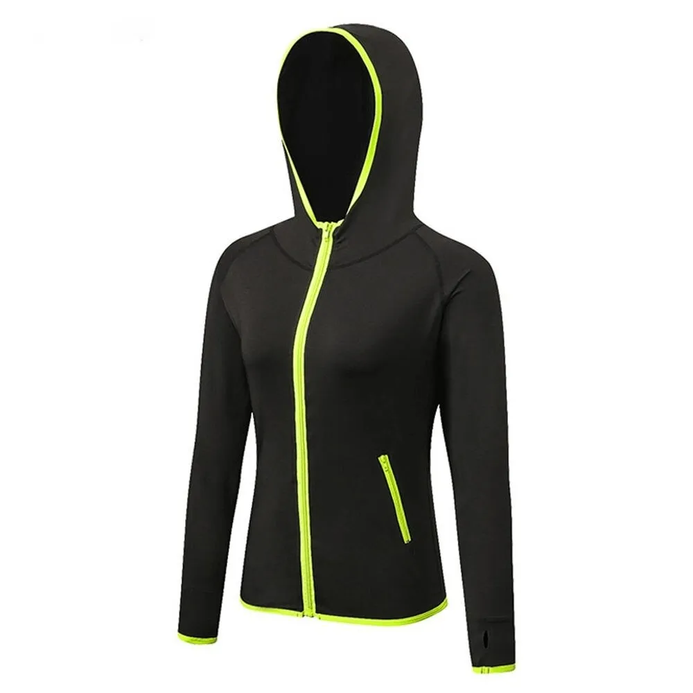 Quick-drying Women's Thermal Long Sleeve Zip Up Jacket / Base Layers - SF0397