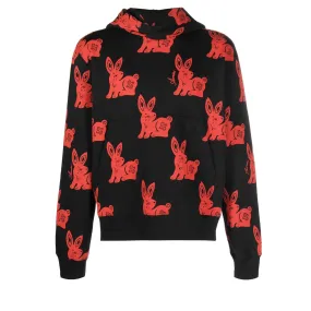 Rabbit Allover Hoodie