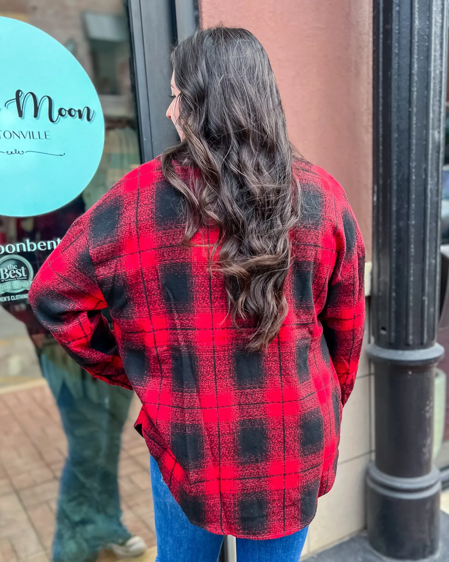 Red/Black Plaid Shacket