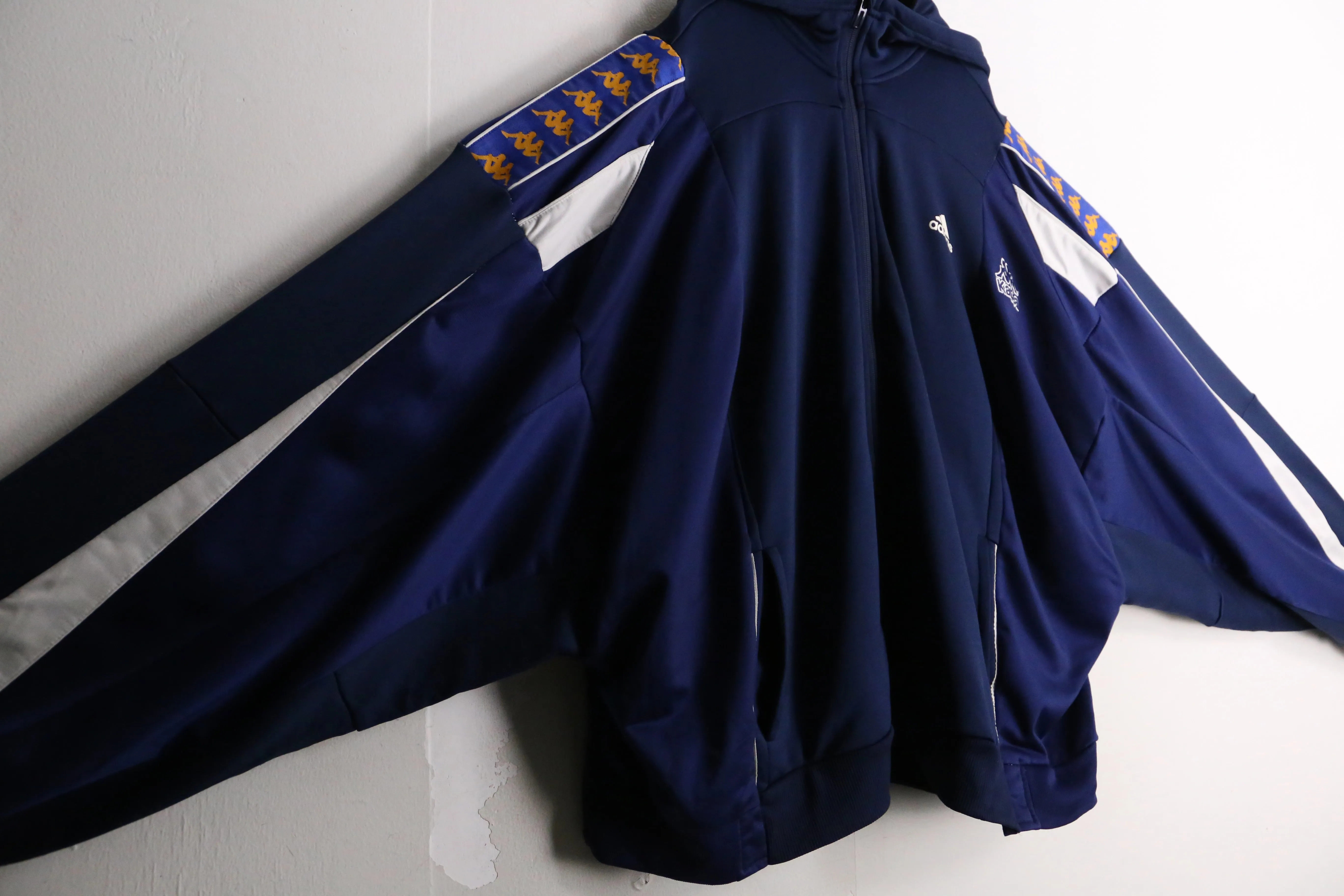 remake "再構築" navy docking track jacket