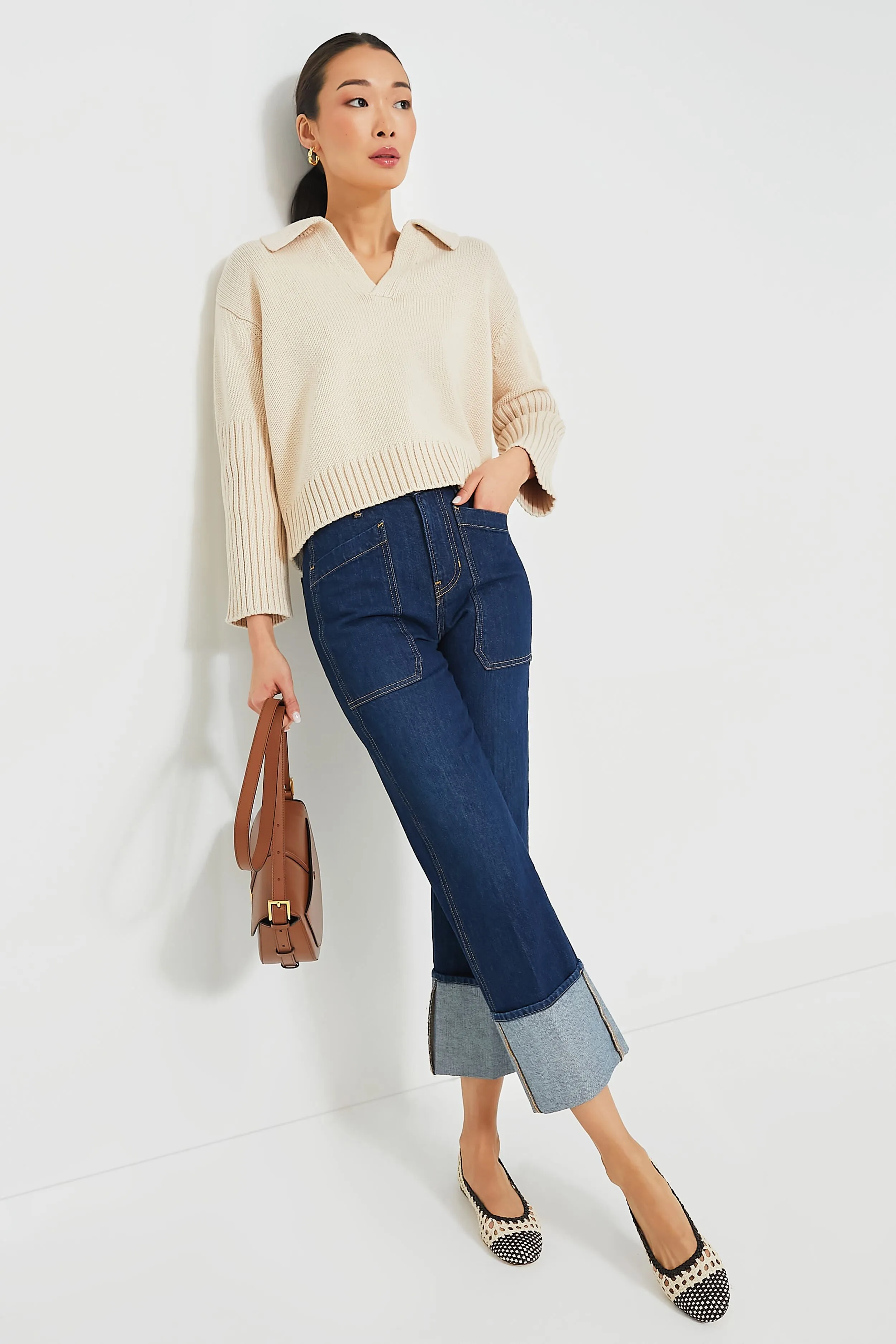 Sandstone Brenna Polo Sweater