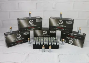 Sergeant Major Munition 9MM 115gr FMJ(Brass Jacketed , Non Magnetic Bullet) , Steel Casing Zinc Plated -Range Friendly- 1000 Rounds(20 Boxes of 50 rds) NO CREDIT CARD FEES