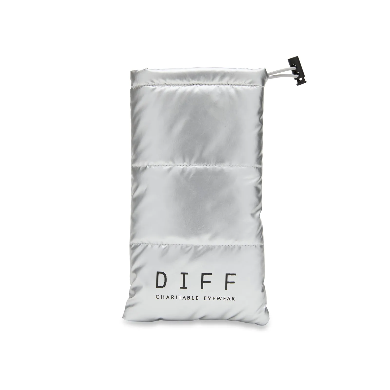 SMALL PUFFER POUCH - SILVER