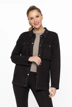 Snap Button Black Jacket