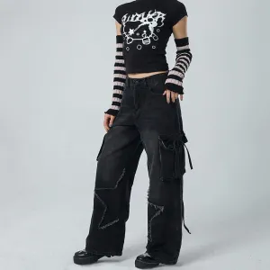 Star Halloween Edge Raw Pants