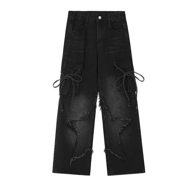 Star Halloween Edge Raw Pants