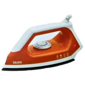 SUJATA Espira Press German Technology Non Sick Coated Sole Plate 1000 W Dry Iron  (Orange-White)