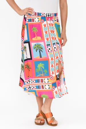 Sulky Pink Tropical Skirt