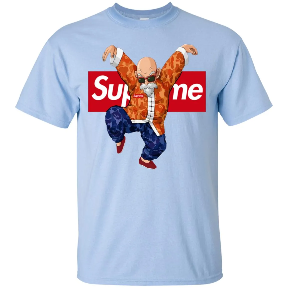 Supreme Kame Turtle Dragon Ball T-shirt Men Cotton T-Shirt