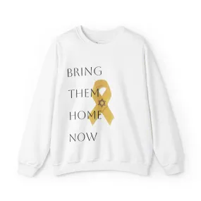 Sweatshirt Yellow Ribbon Bring Them Home Now Design by Chaia Malana