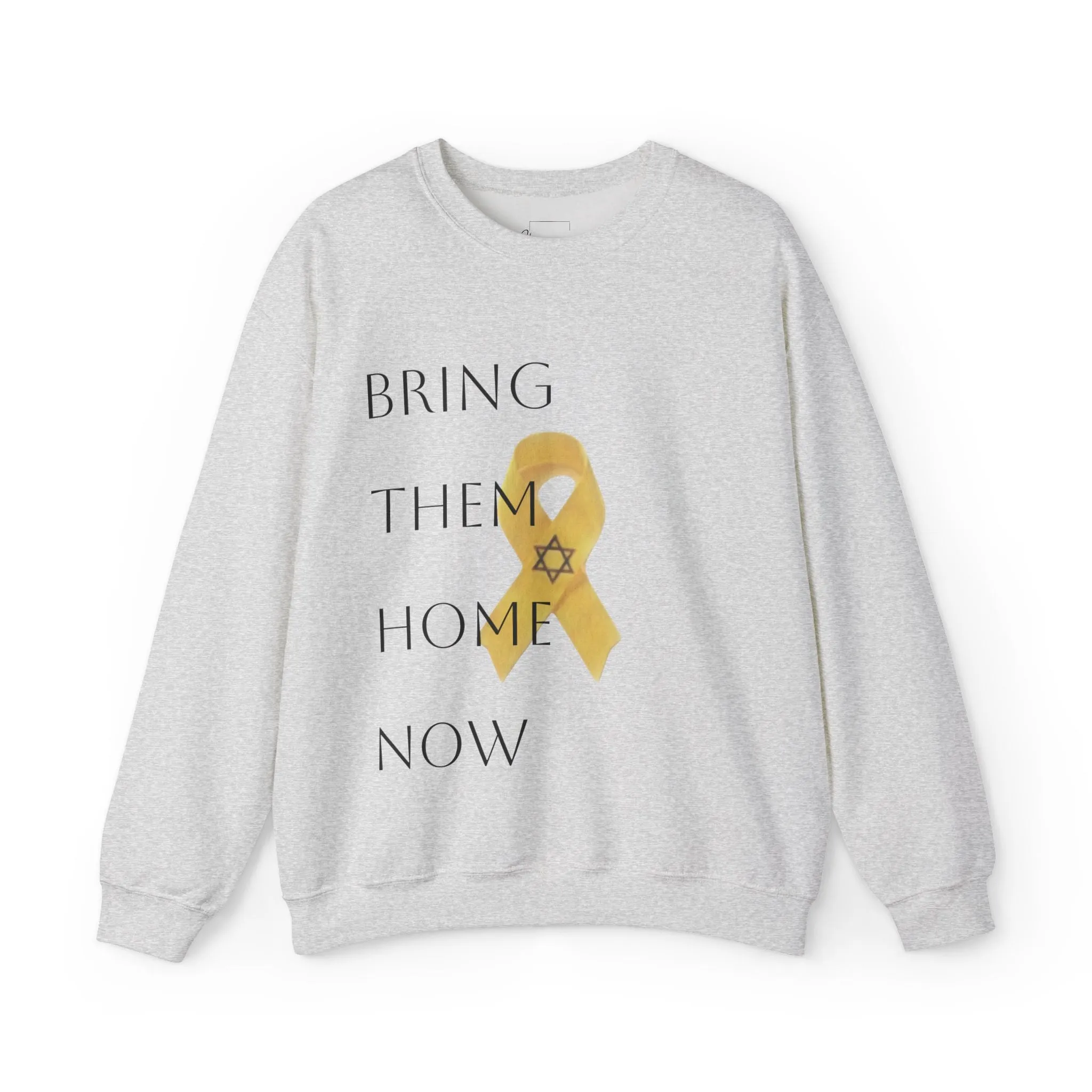 Sweatshirt Yellow Ribbon Bring Them Home Now Design by Chaia Malana