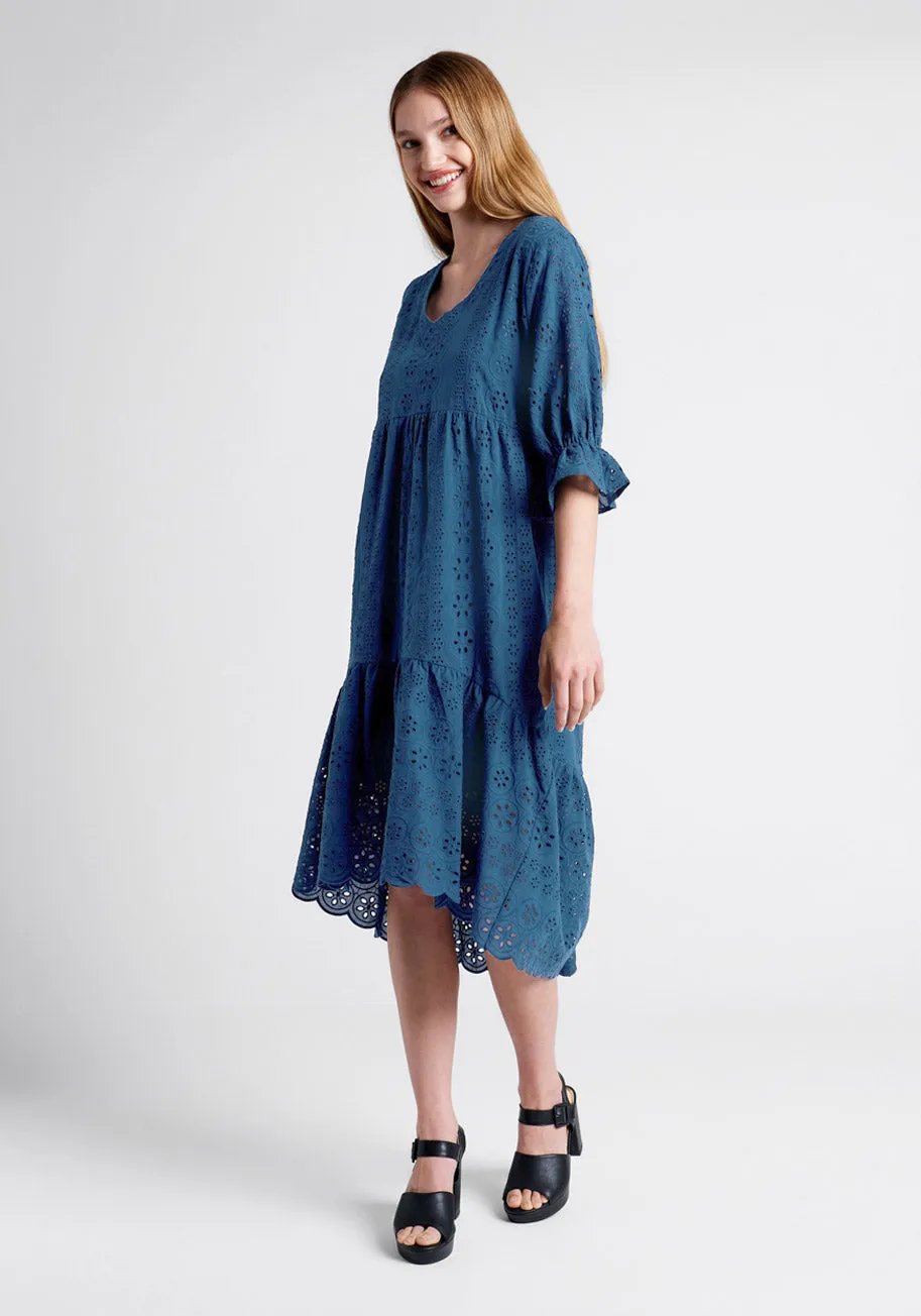 Taking The Day Hi Lo Midi Dress