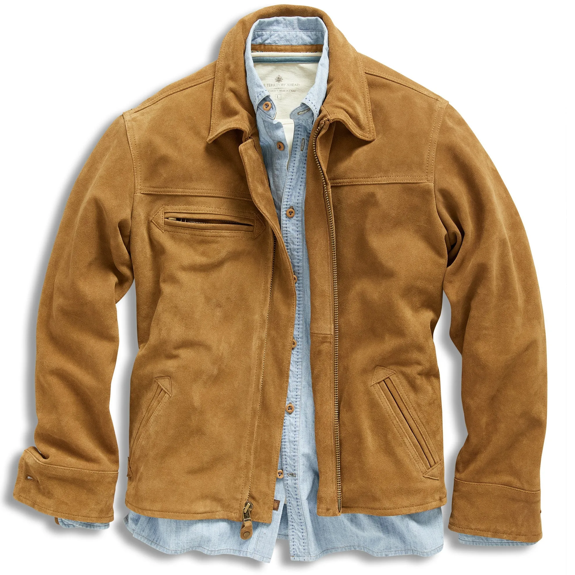 Tall Escabroso Suede Western Jacket