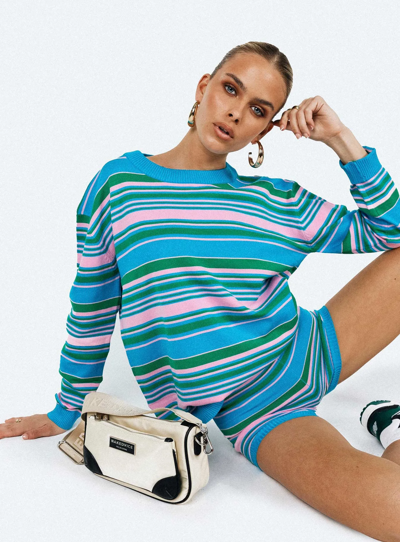 Tallow Knit Stripe Sweater Multi