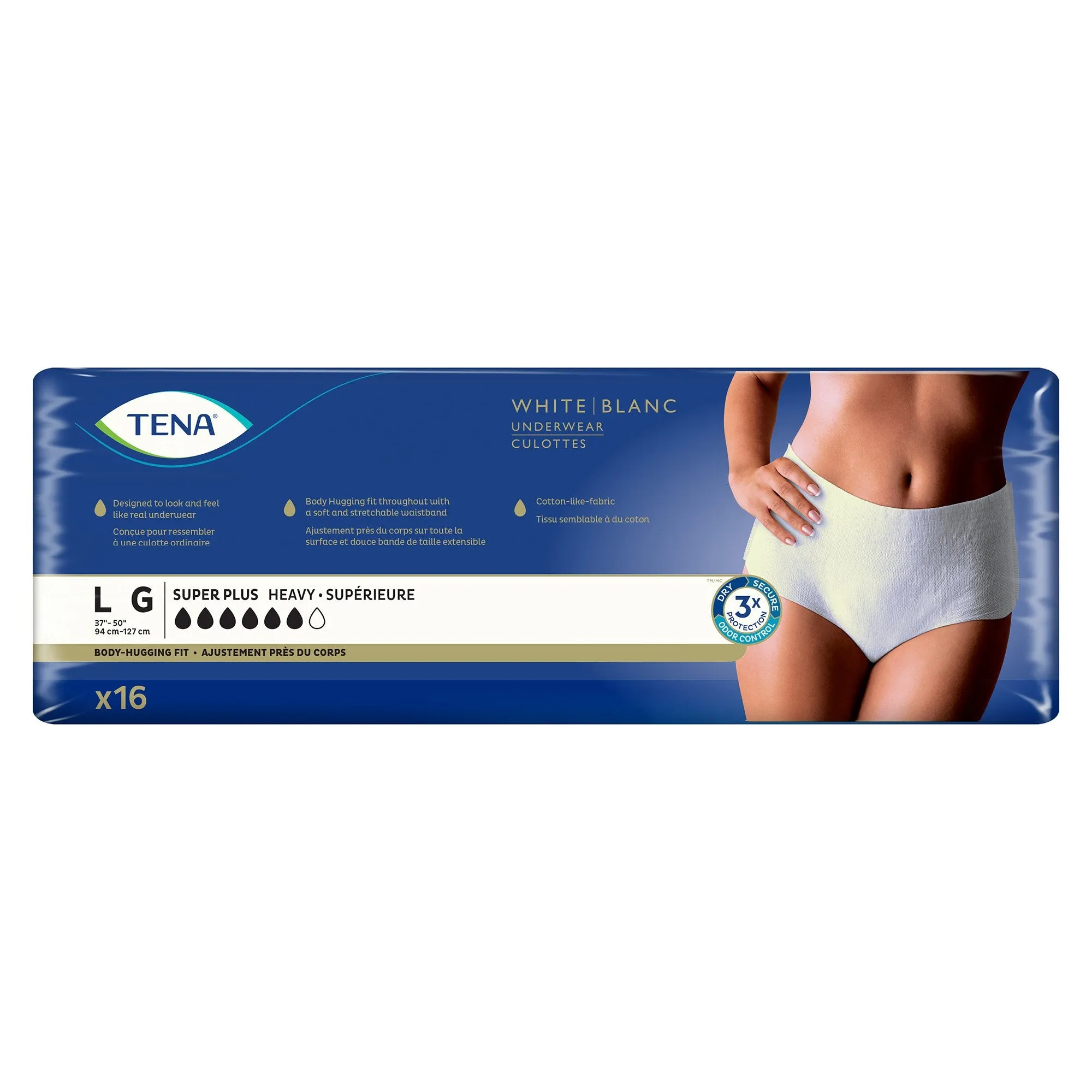 Tena® Women™ Super Plus Absorbent Underwear, Large