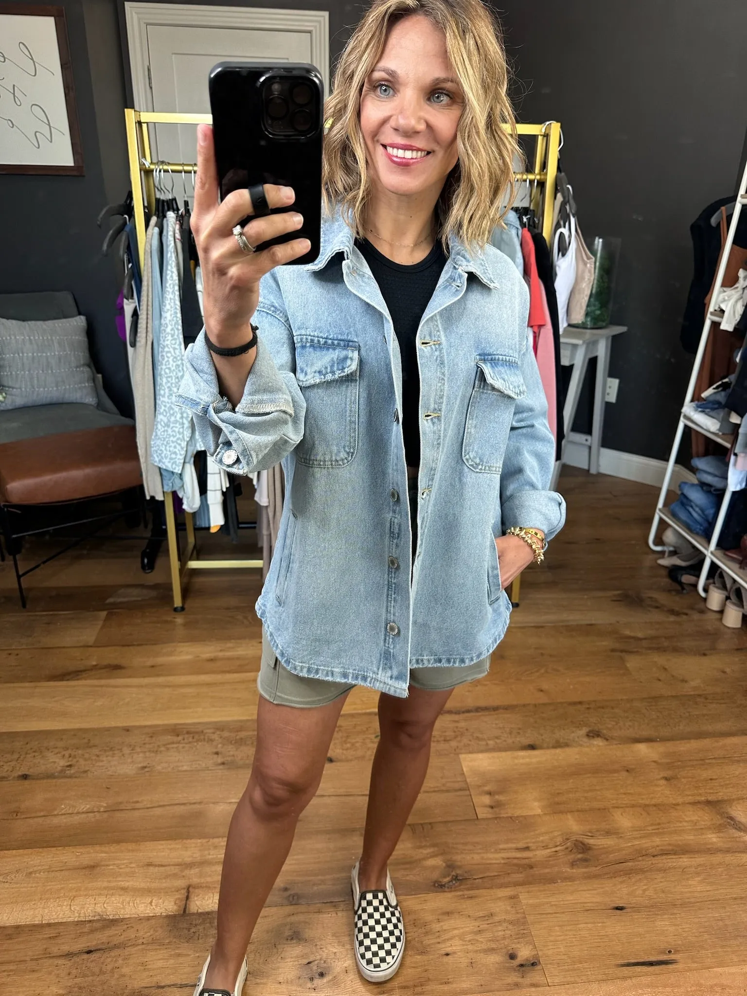 The Emma Denim Shacket