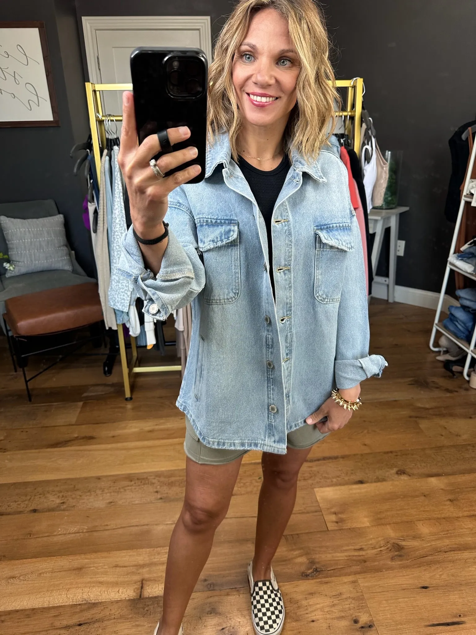 The Emma Denim Shacket