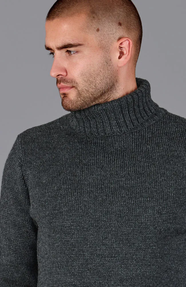 The Fitted Submariner - Roll Neck Merino Wool Jumper