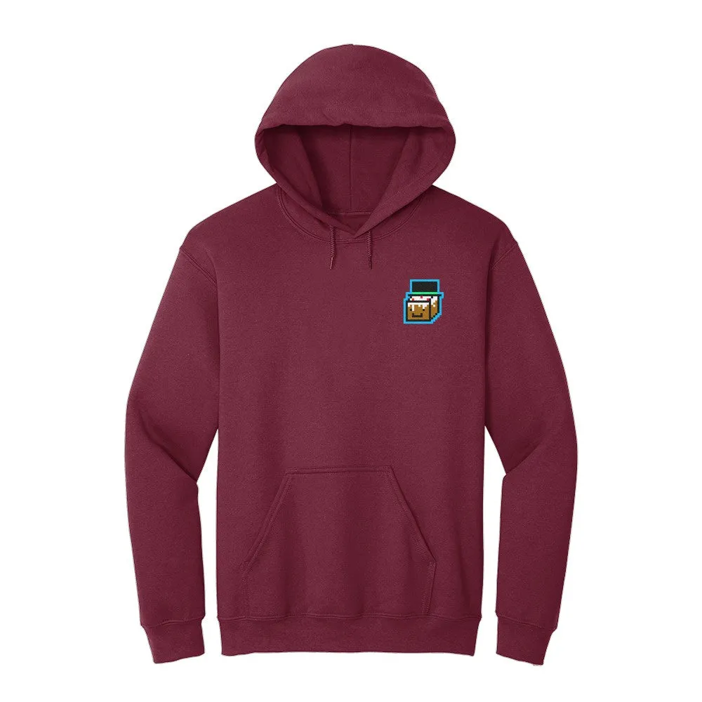 The Megabyte Corner Logo Adult Pullover Hoodie