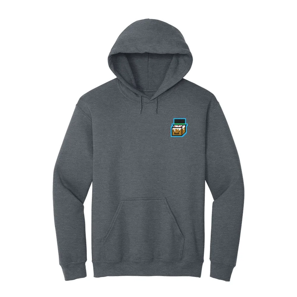 The Megabyte Corner Logo Adult Pullover Hoodie